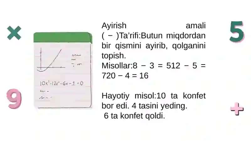 Matematik amallar. 4