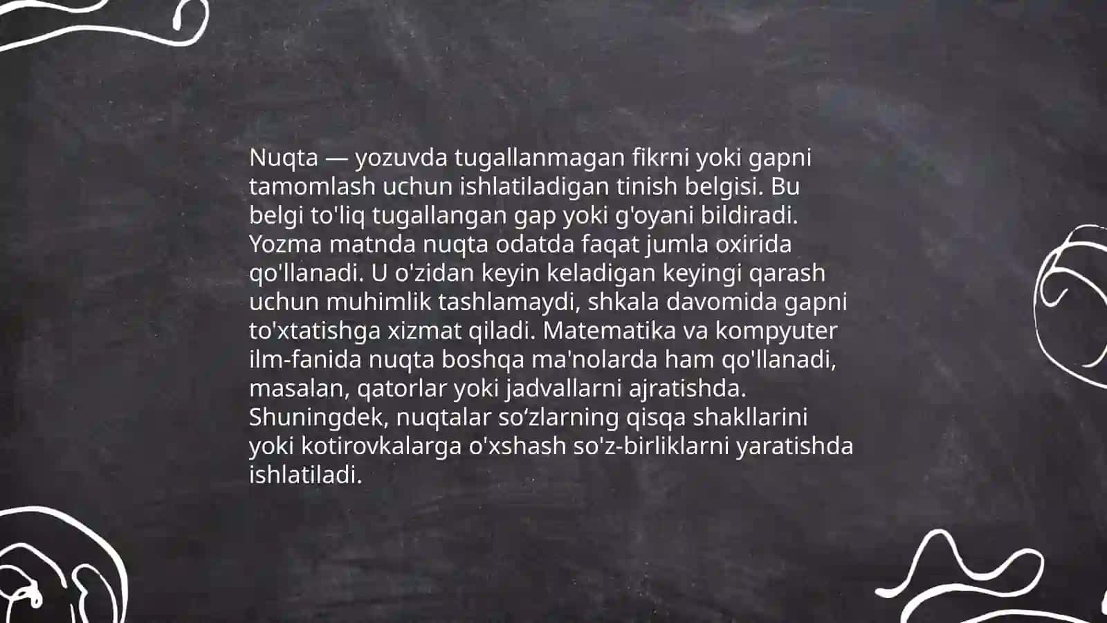Punktuatsion savodxonlik 4