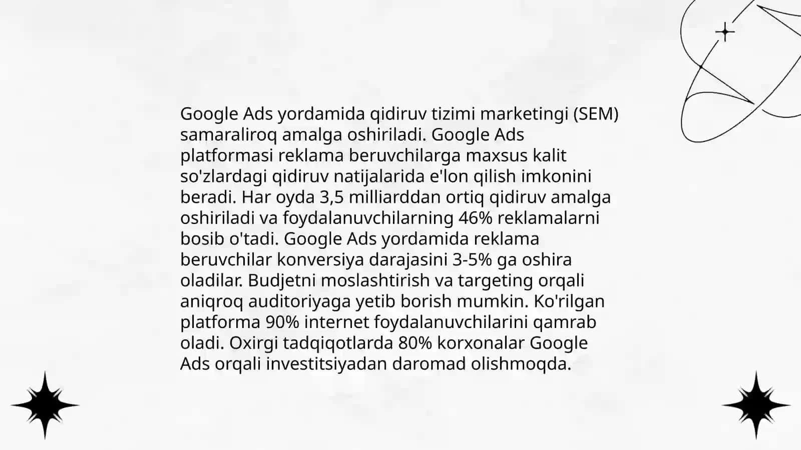 Qidiruv tizimi marketingi(SEM) 4
