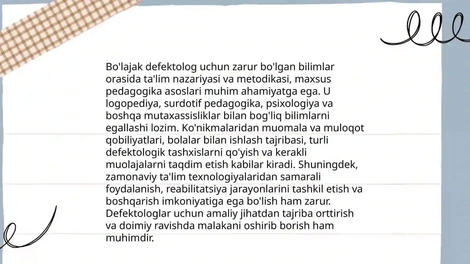 Boʼlajak defektologiya 4