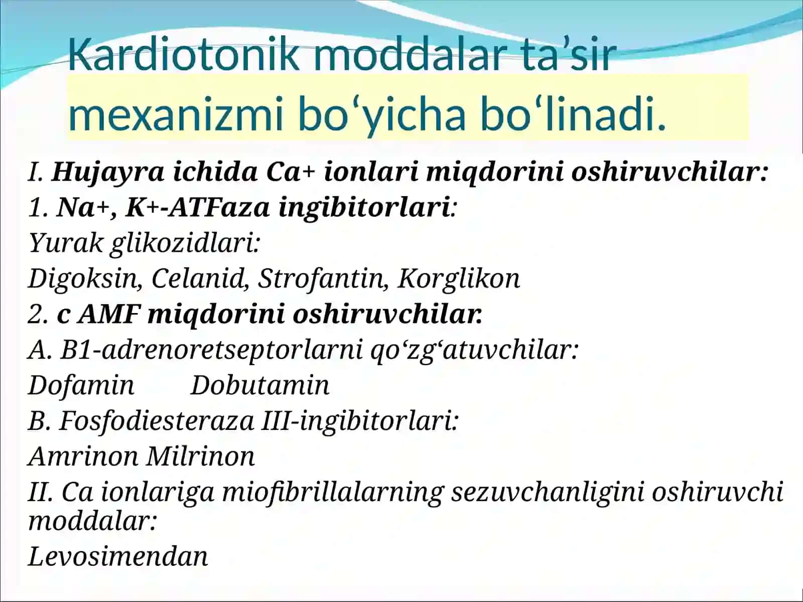 kardiotonik moddalar 4