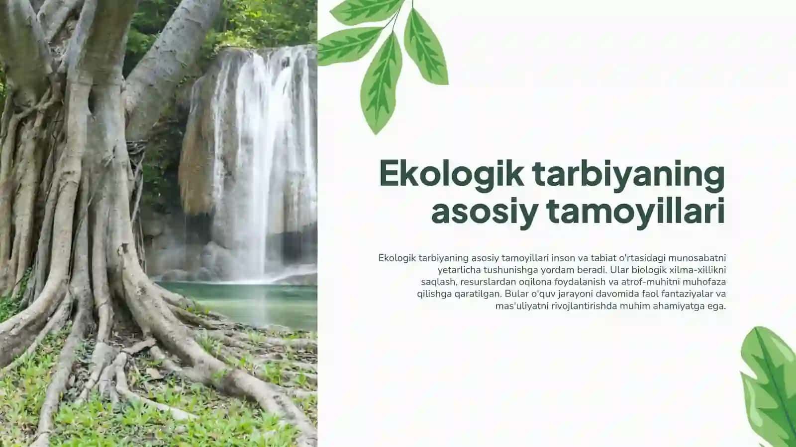 Ekologik tarbiyaning mazmun va metodlari 4