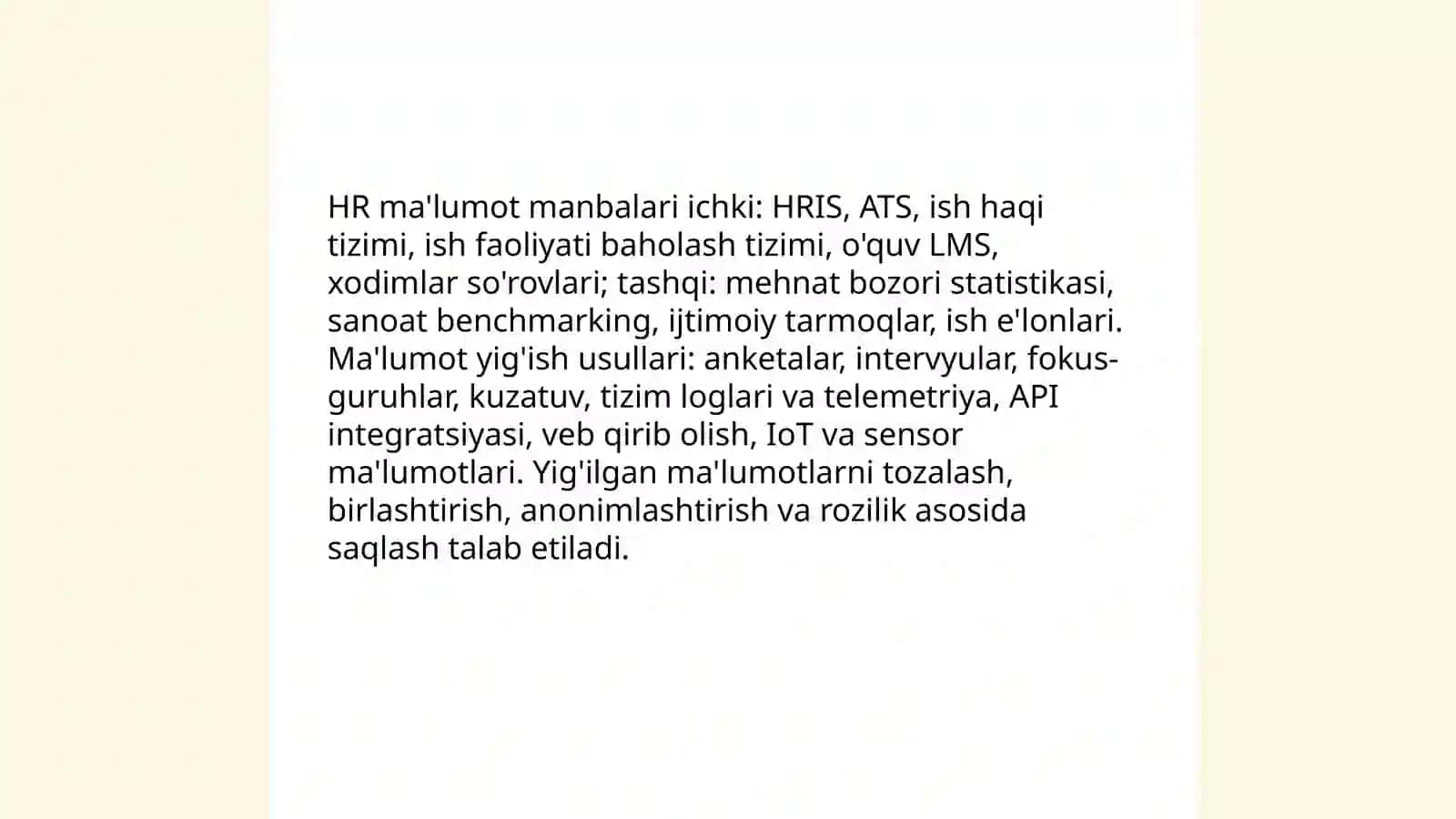 HR analitikasi va raqamli texnologiyalar 4