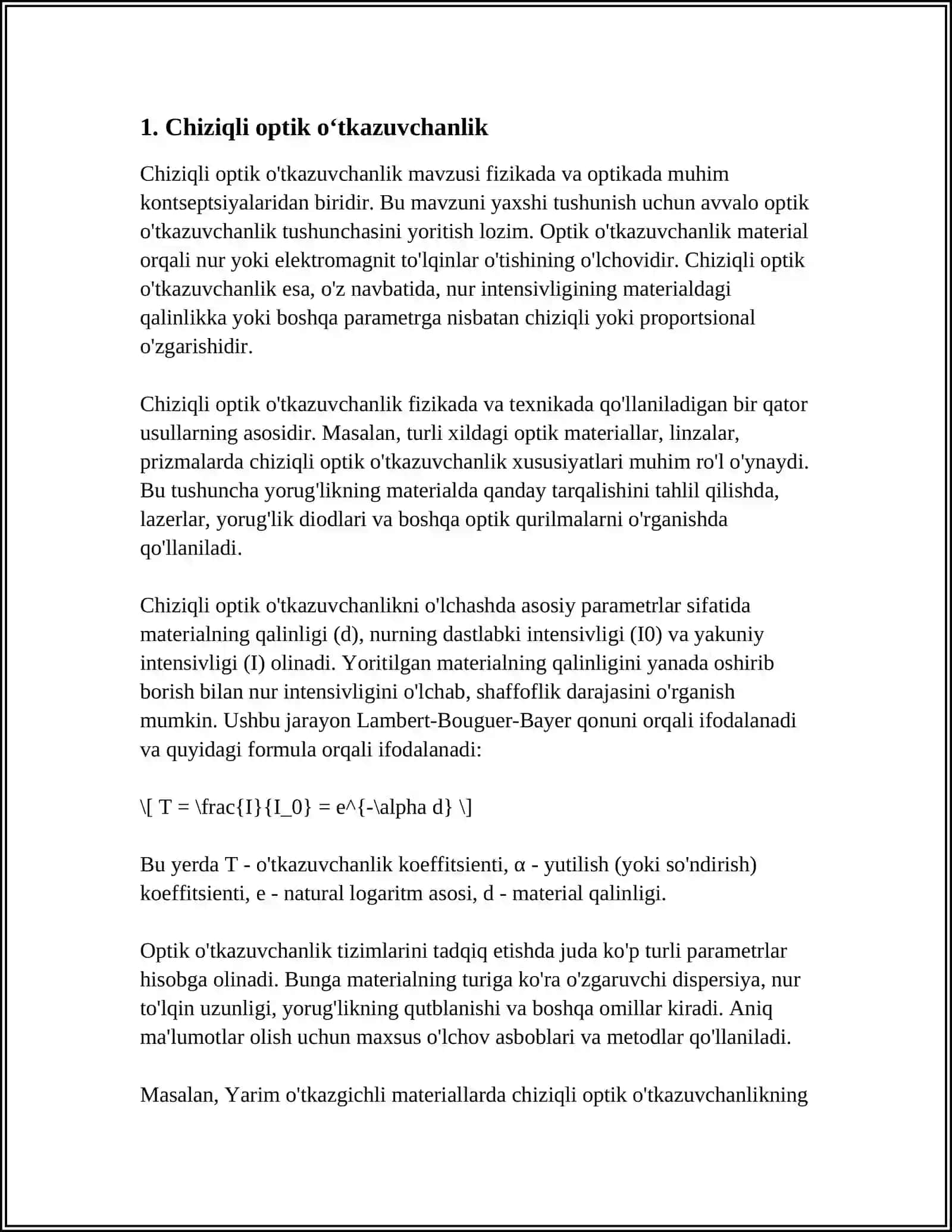 IKKINCHI TARTIBLI CHIZIQLARNING OPTIK XOSSALARI 4
