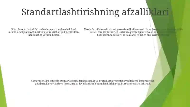 Standartlashtirish Va Sifat 4
