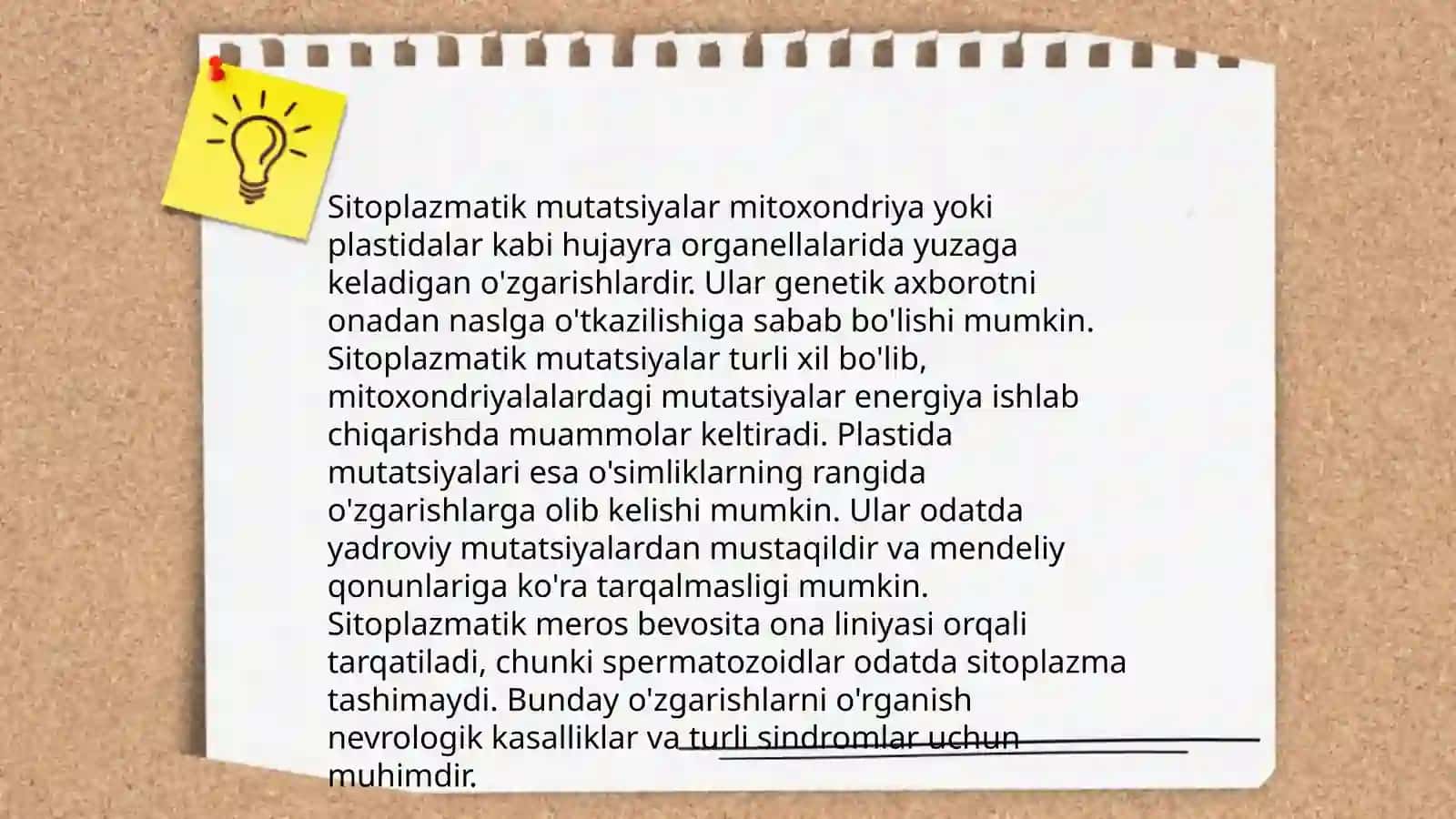 Sitoplazmatik mutatsiyalar 4