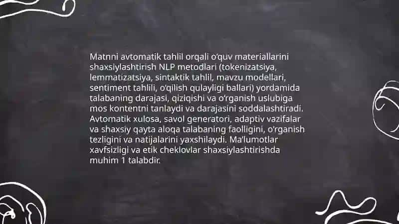 NLP texnologiyasining ta‘limdagi o‘rni 4