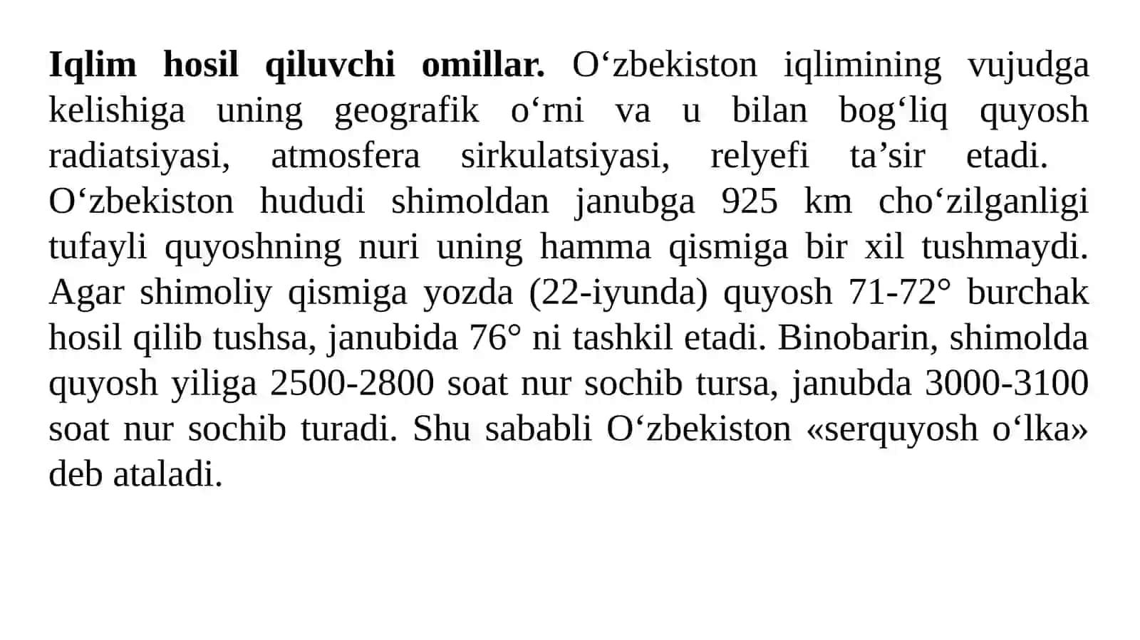 IQLIM O‘ZGARISHIGA MOSLASHUV 4