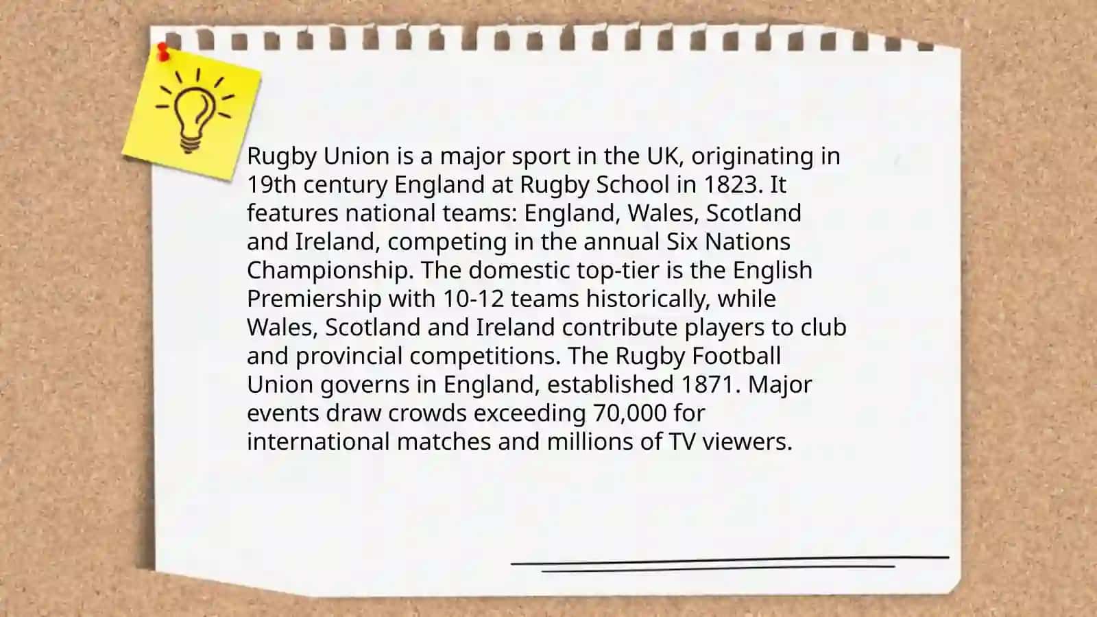 Famous sports in the UK 4