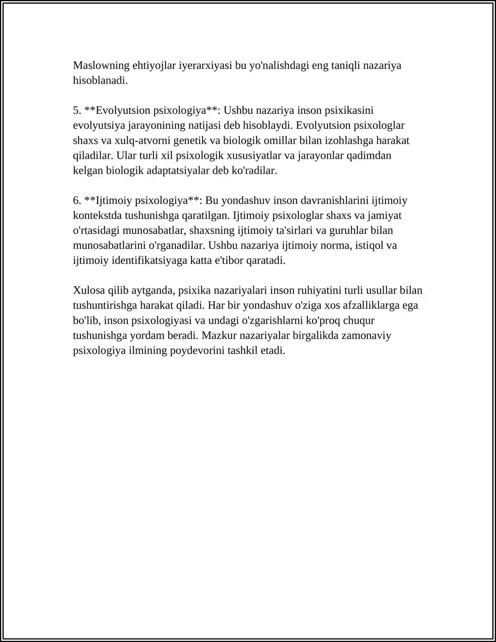 PSIXIKA HAQQINDA TUSINIK 4