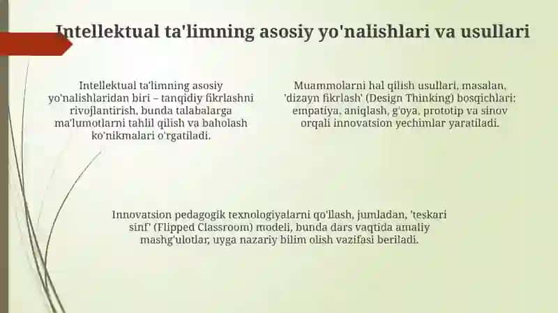 O'quvchilarning aqliy tarbiyasi 4