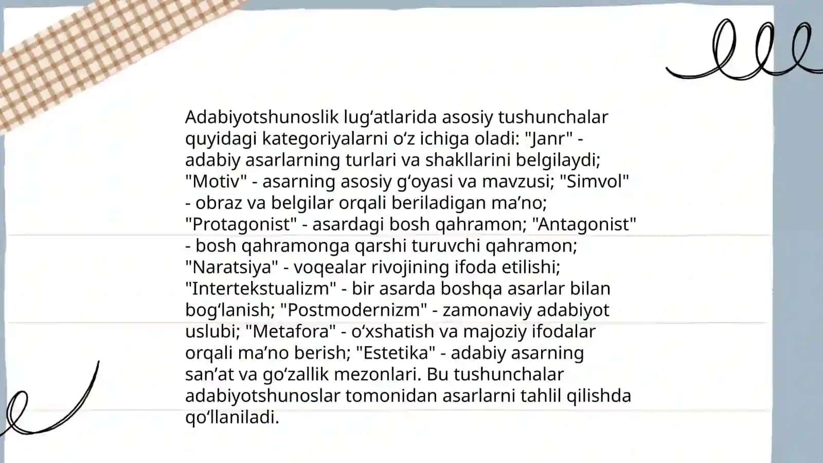 Adabiyotshunoslik lugʻatlari 4