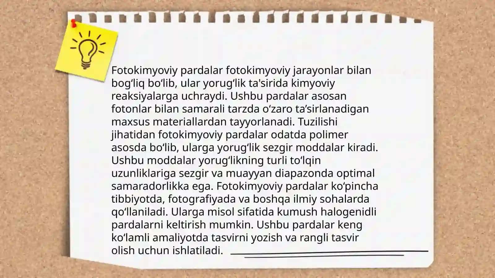 Fotokimyoviy jarayonlar 4