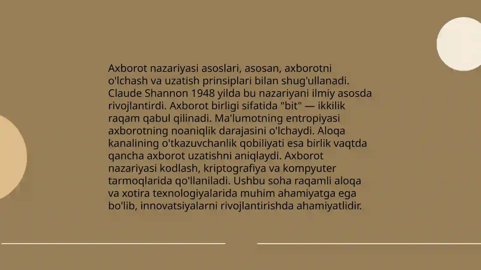 Matnli ahborotlarni kodlash 4