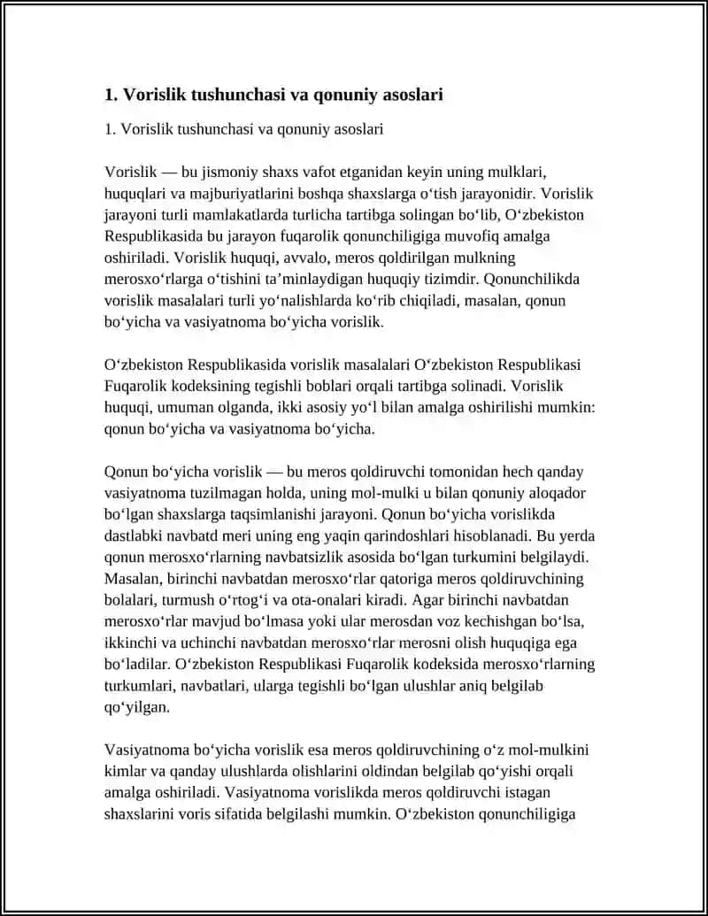 VORISLIK (INHERITANCE) QANDAY ISHLAYDI VA UNING AMALIY AFZALLIKLARI 4