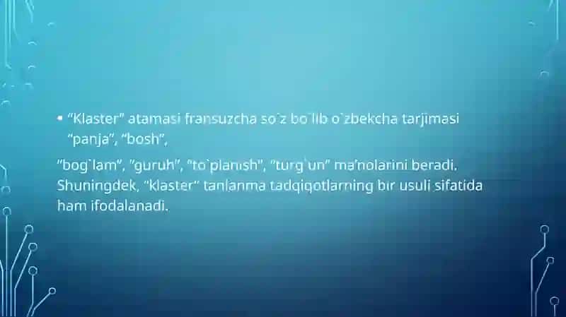 Sanoat klasterlari 4