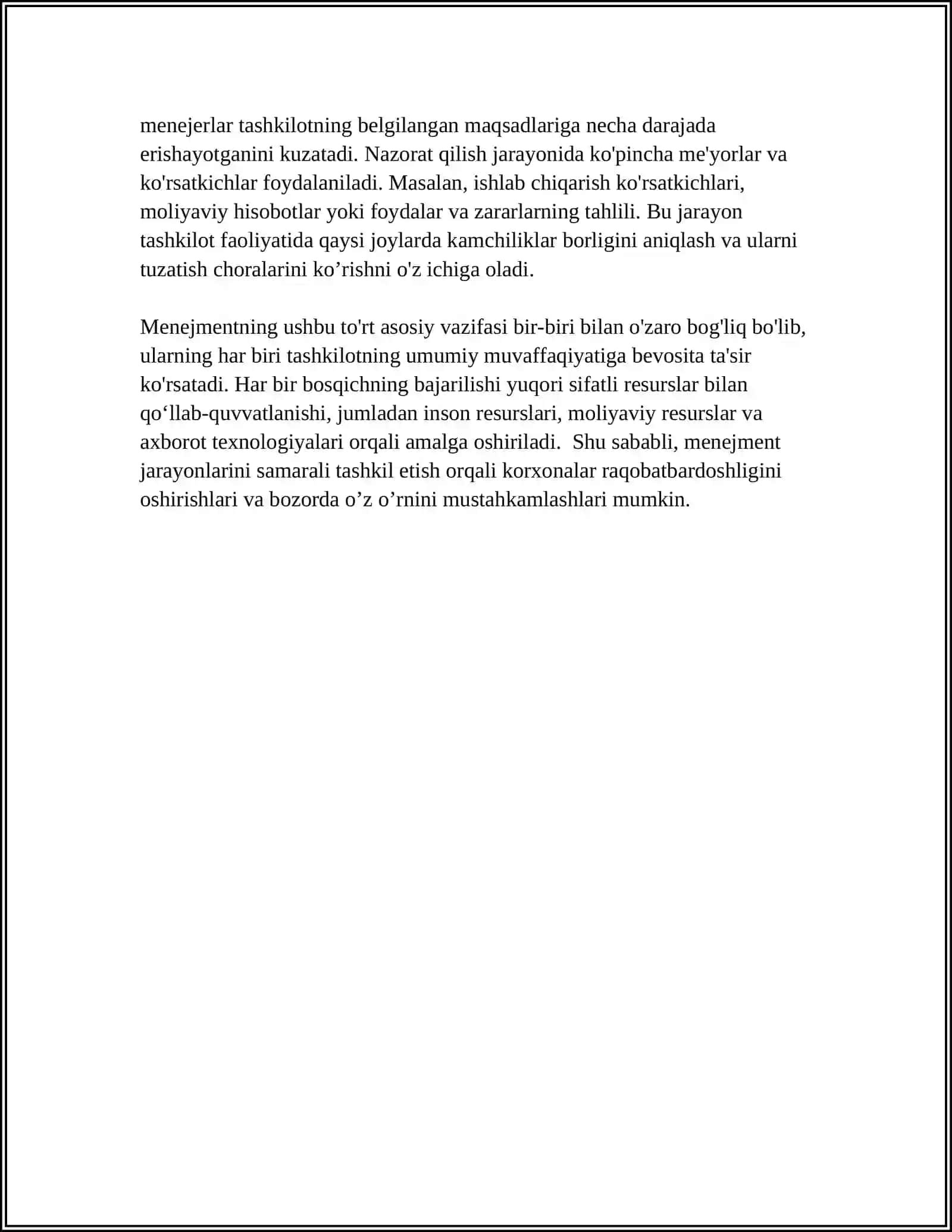 MENEJERNING ASASIY VAZIFALARI 4