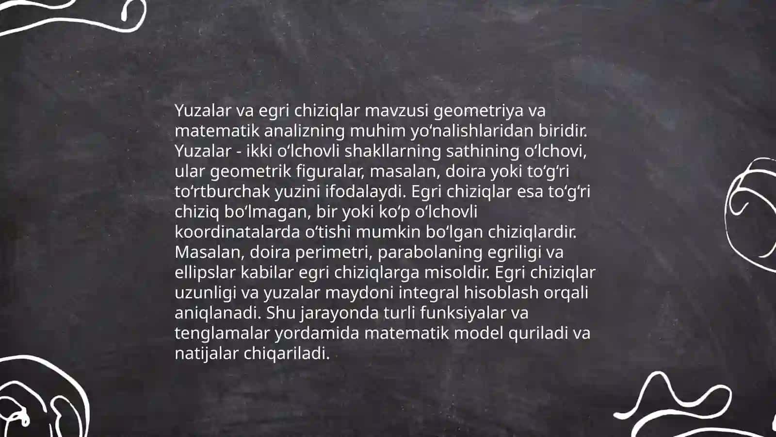 Sferik sirtda geometriya 4