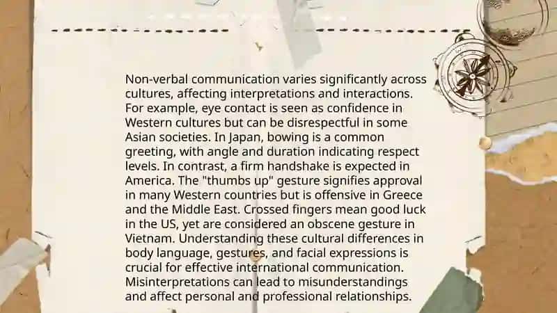 Extralinguistic issues in cross cultural communication: images 4