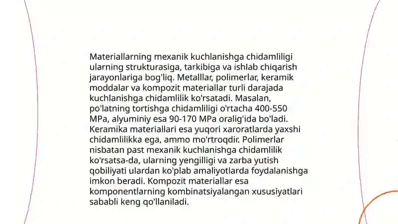 Detal materiallarni eskirishi va charchashi 4