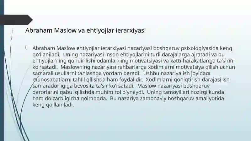 Boshqaruv psixologiyasi 4