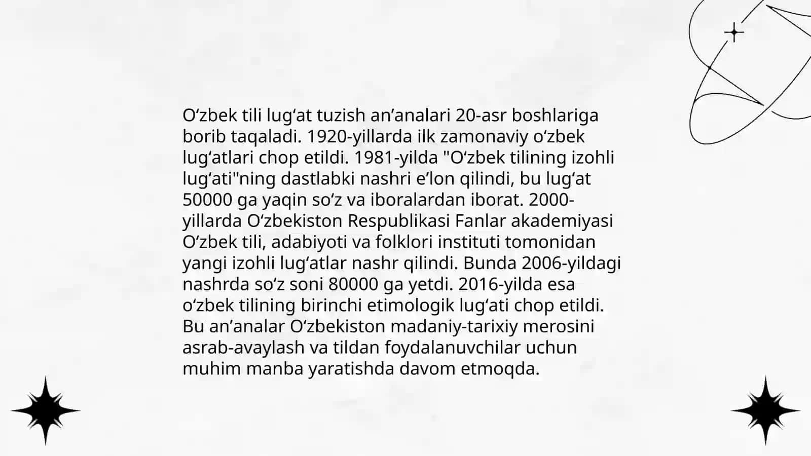 Oʻzbek leksikografiyasi va lugʻatchiligi 4