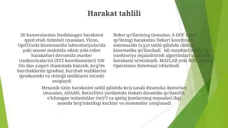 Mexanik tizim harakati 4