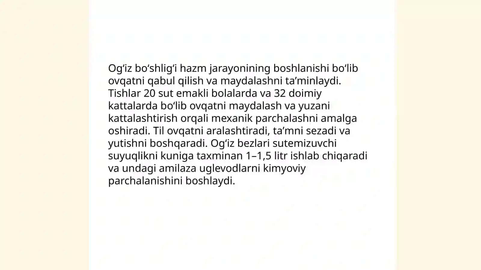 Hazm qilish tizimi 4