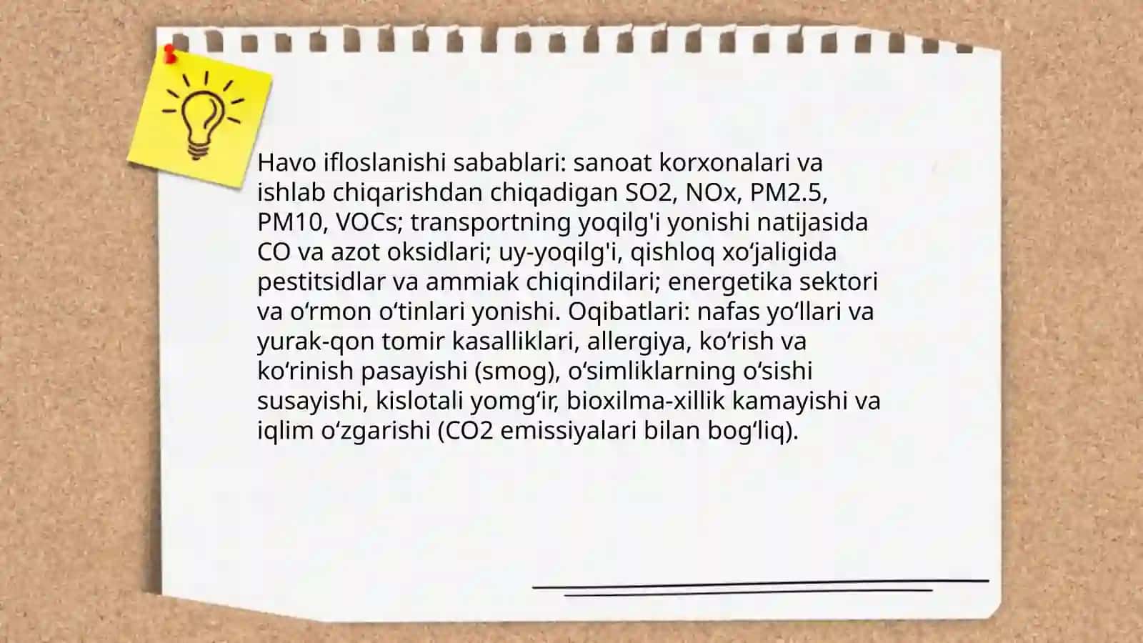 Inson faoliyatining tabiatga taʼsiri va uning javobi 4