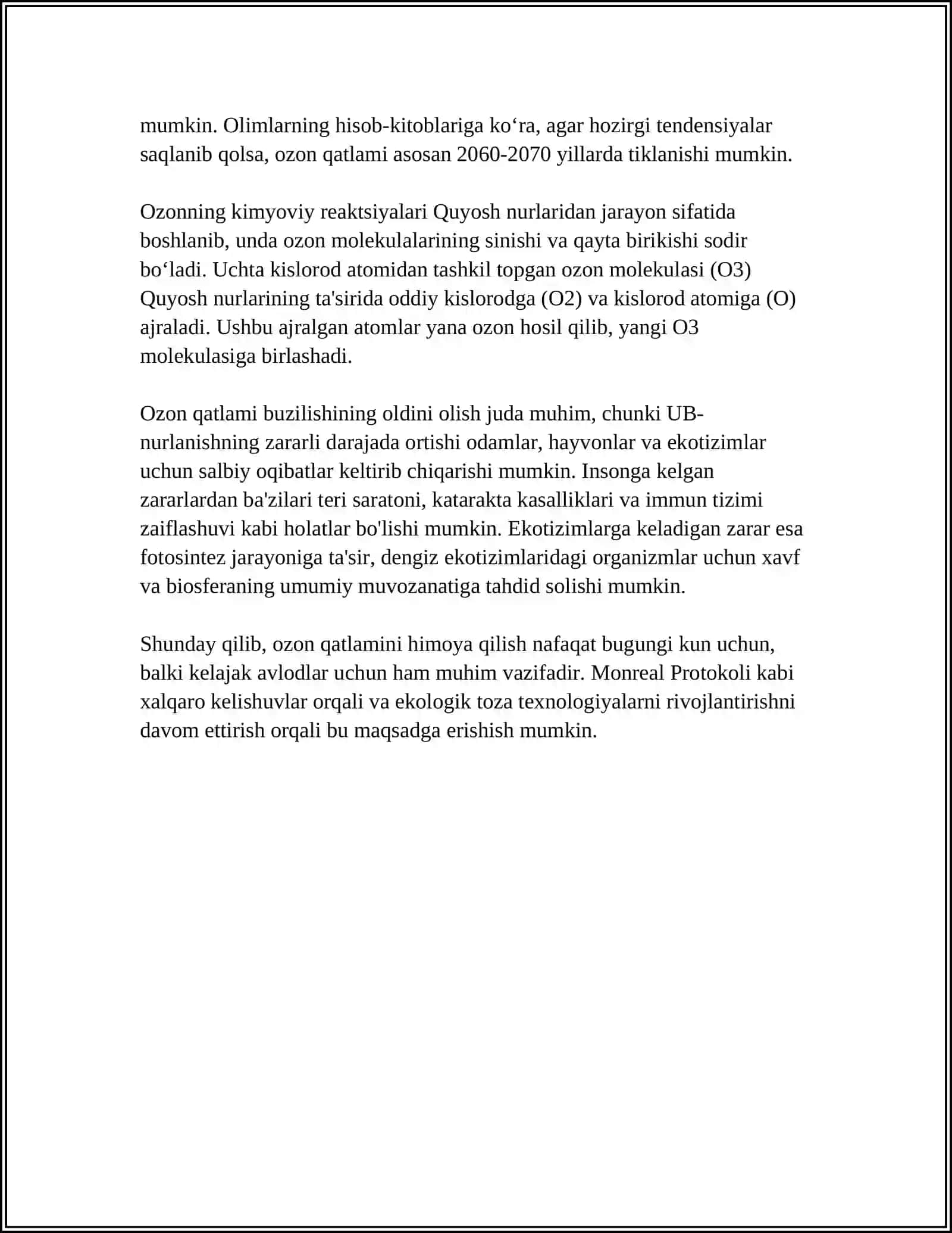 OZONE LAYER DEPLETION 4