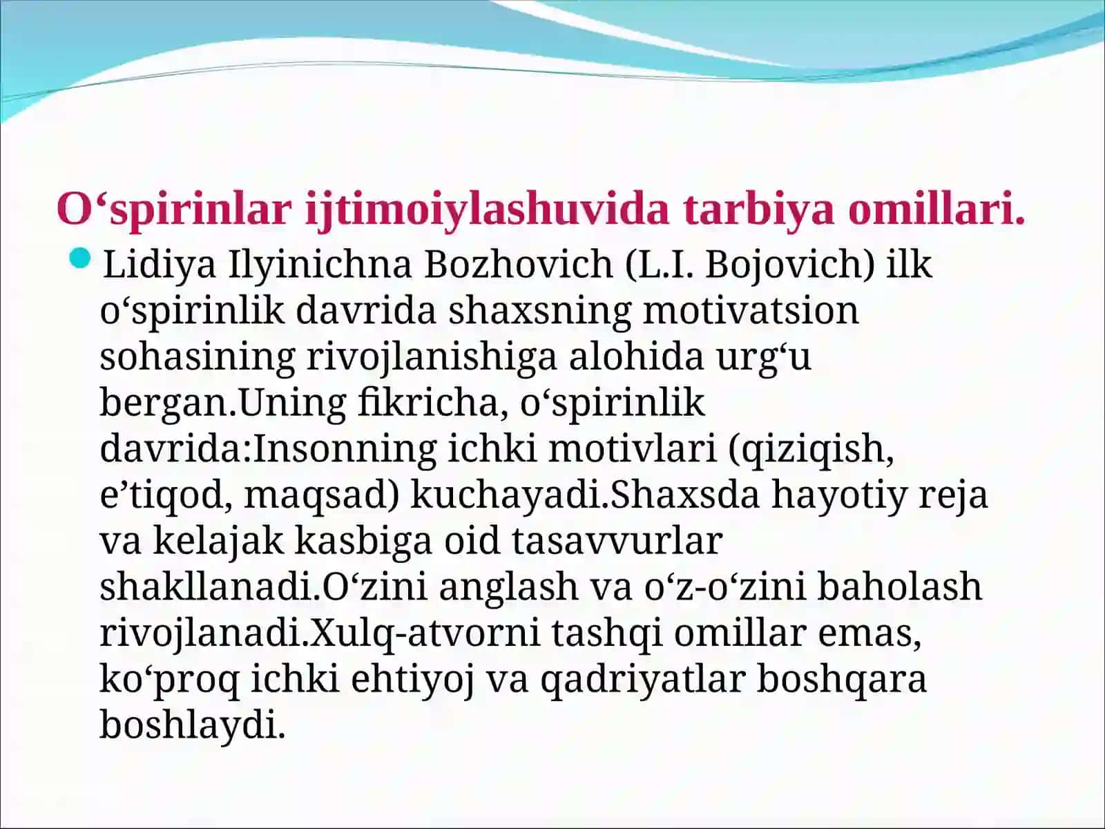 Ilk o’spirinlik davrida aqliy rivojlanish 4