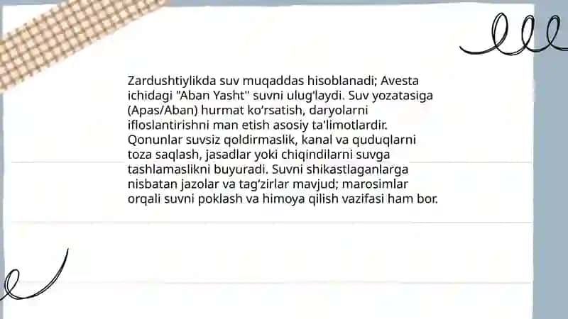 Tabiatni Asrash Haqidagi Fikr va Mulohazalar 4