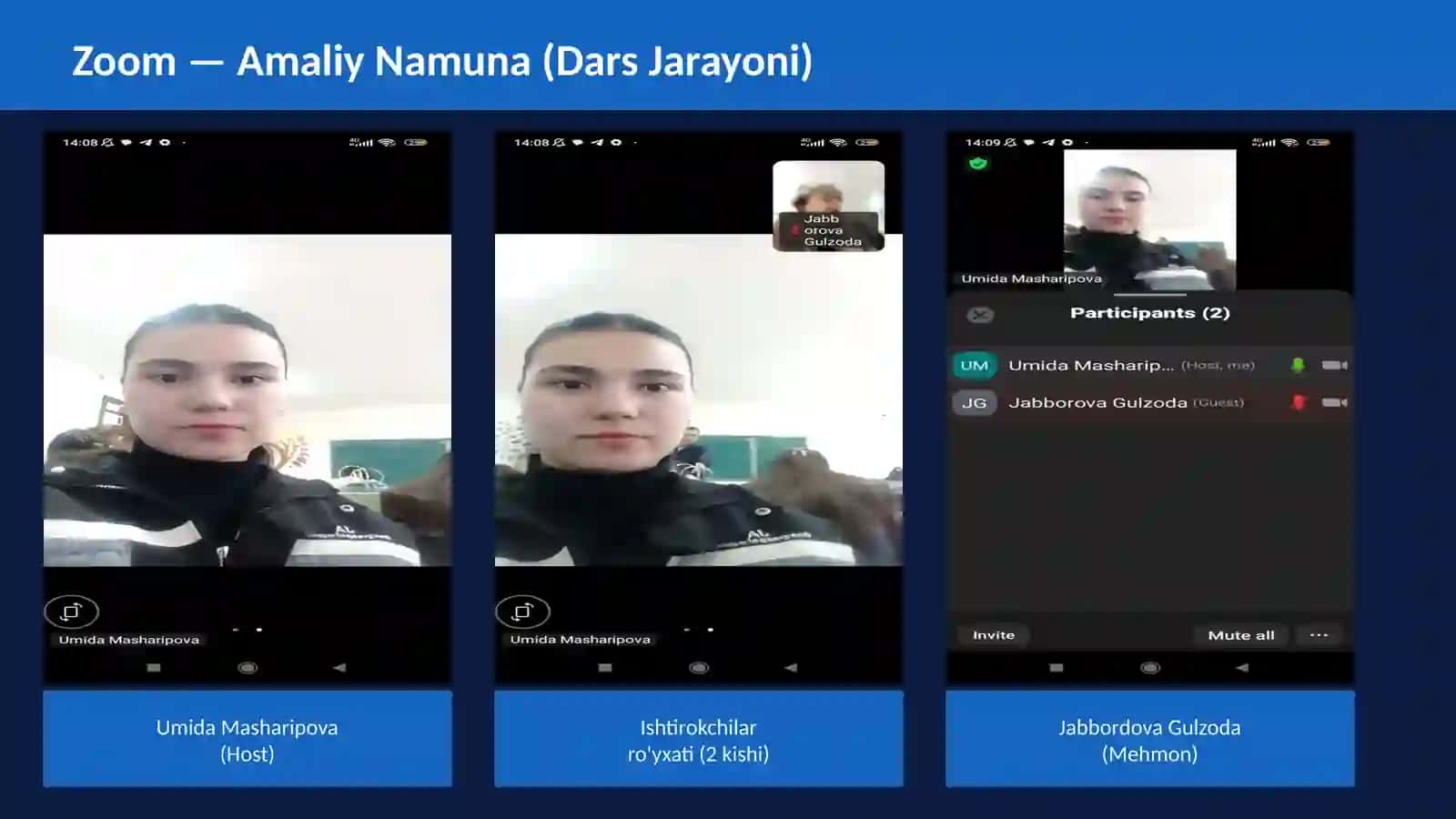 Masofaviy Ta'lim va Videokonferensiya Platformalari 4
