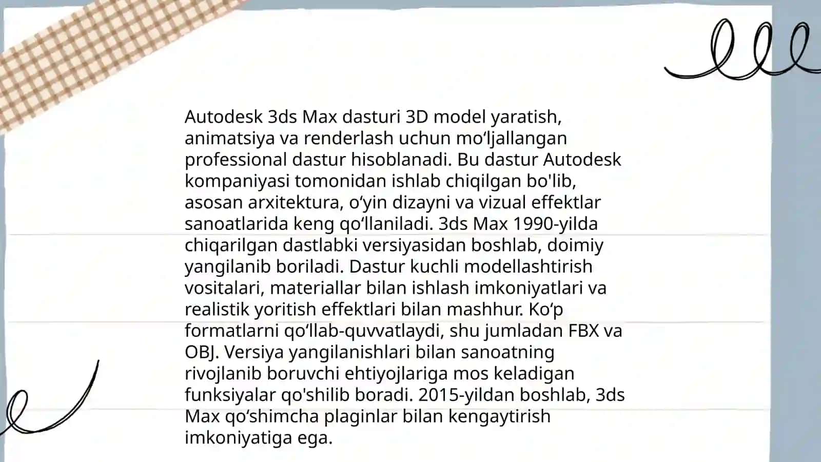 3D animatsiya asoslari 4