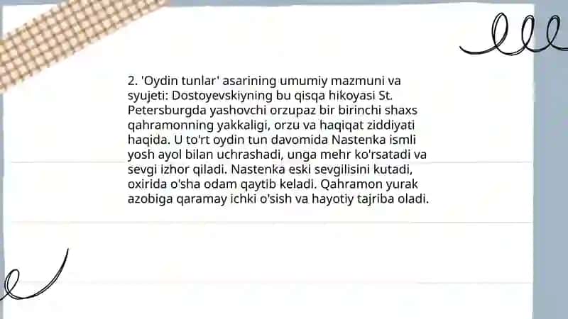 Oydin tunlar 4