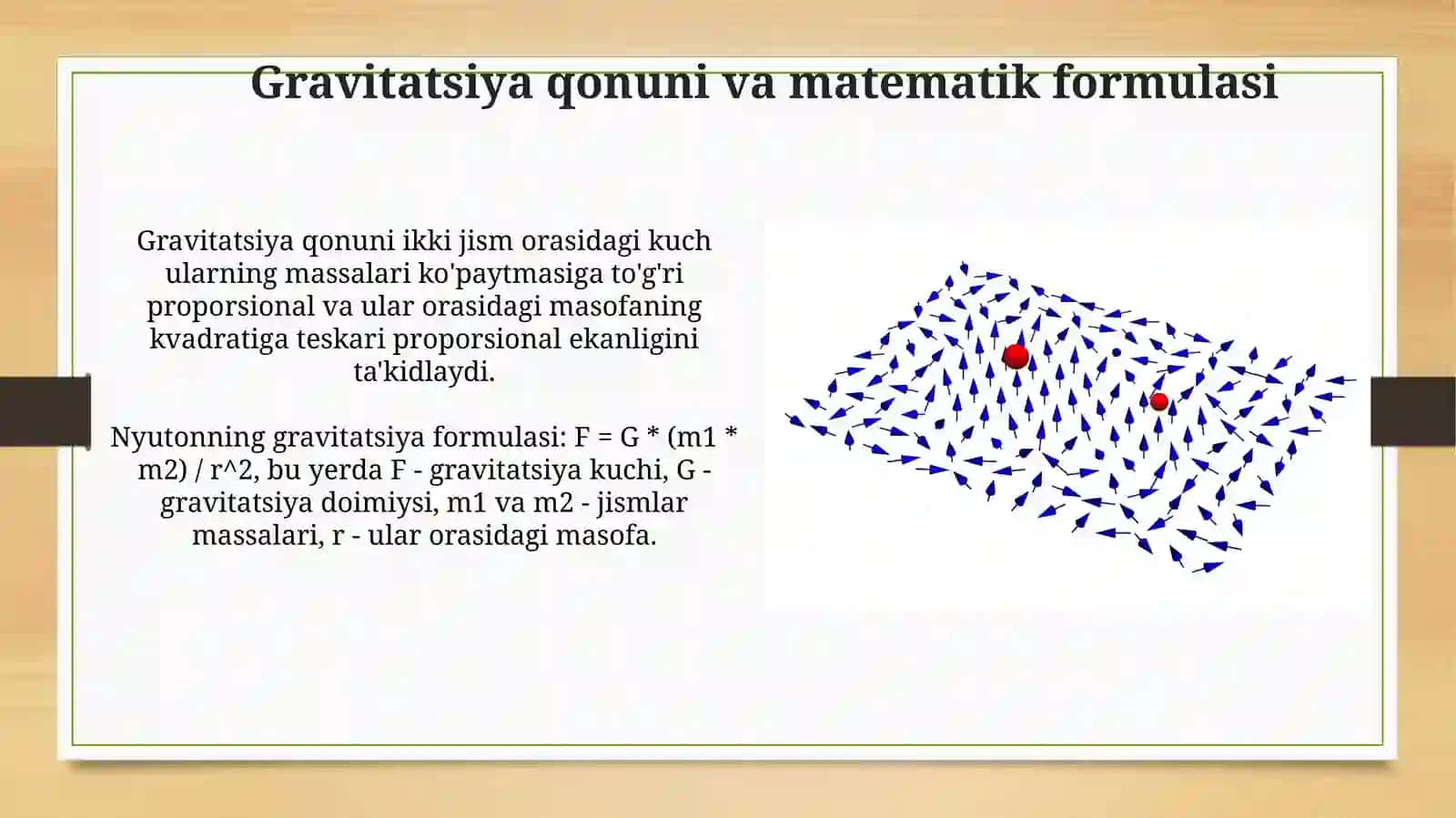 Gravitatsion kuch va uning tabiati 4
