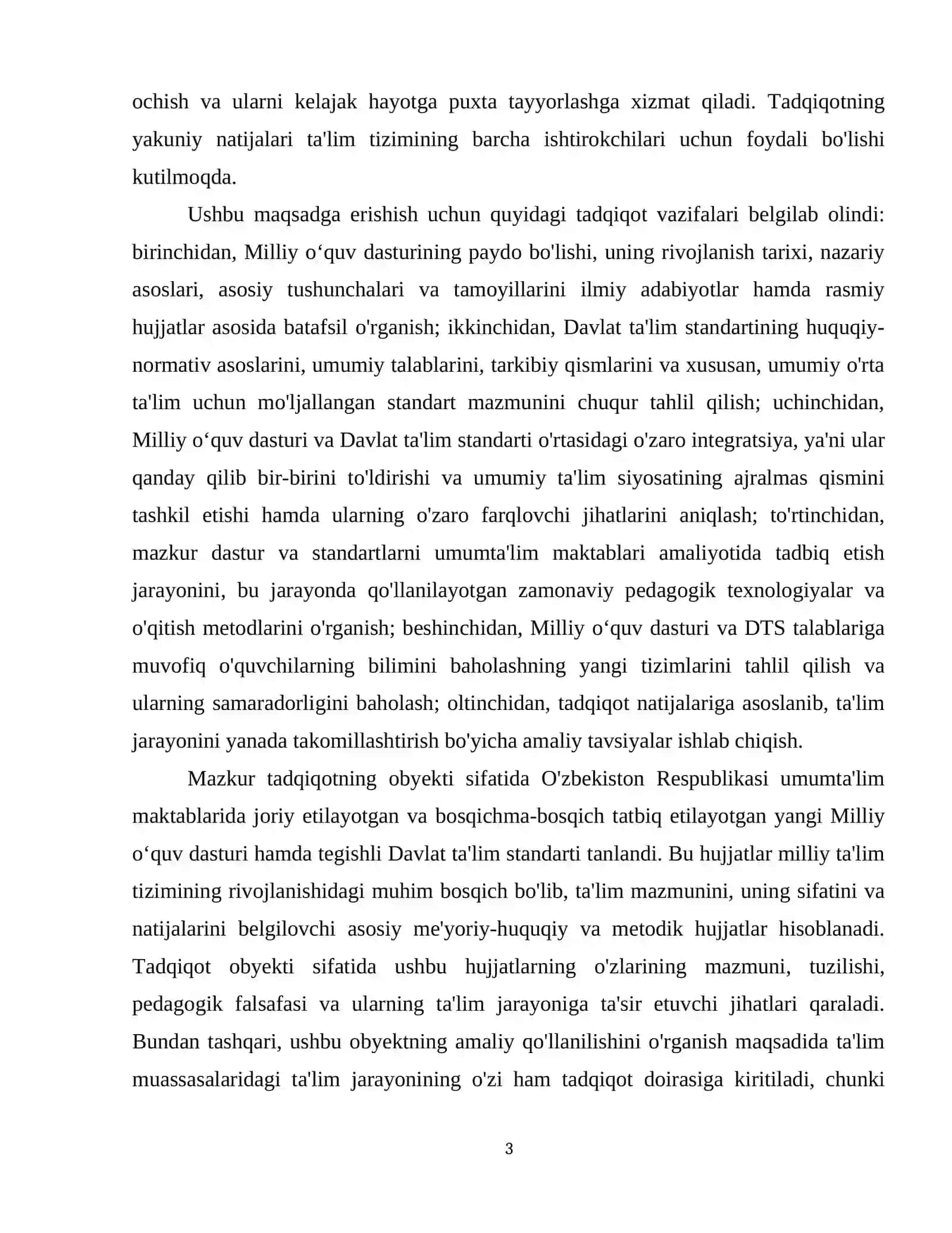 Milliy oʻquv dasturi va DTS mazmuni va uning tahlili 4