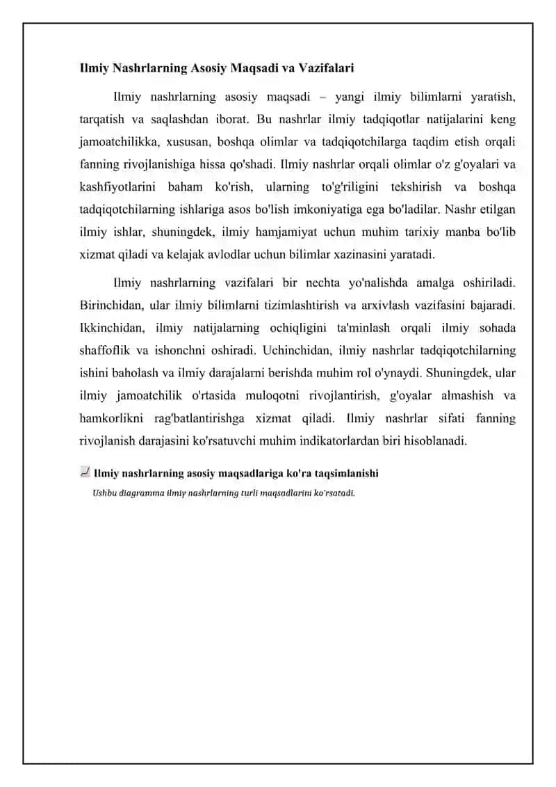 Ilmiy nashrlar va ularning asosiy vazifalari 4
