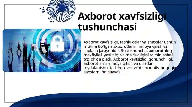 Axborot xavfsizligini ta’minlash qonunchiligi 4