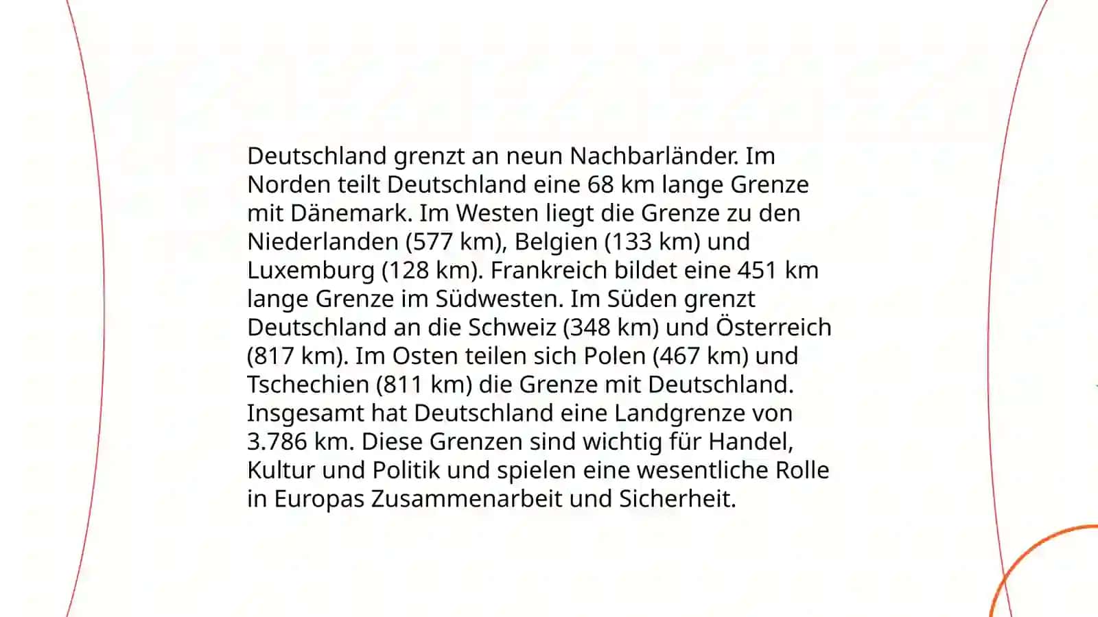 Geografische Lage von Deutschland 4