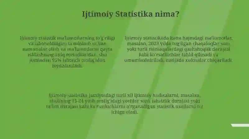Ijtimoiy statistikasi 4