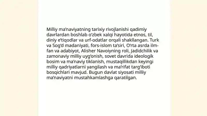 Ma’naviyat va madaniyat 4