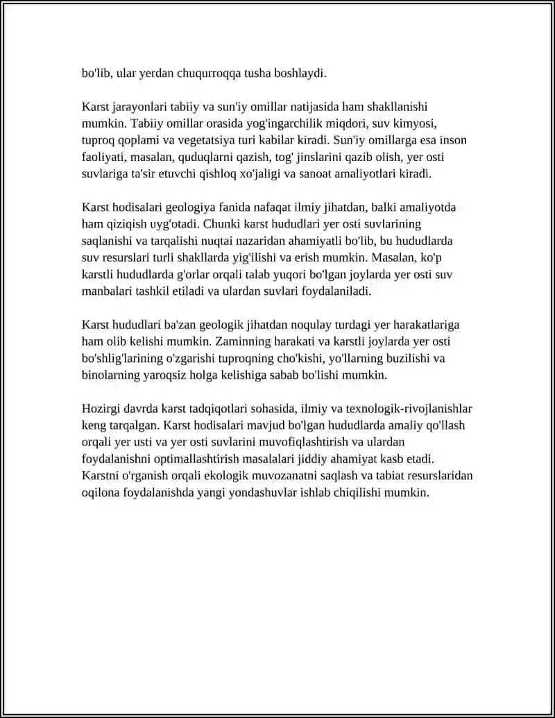 Karst Hodisasi 4