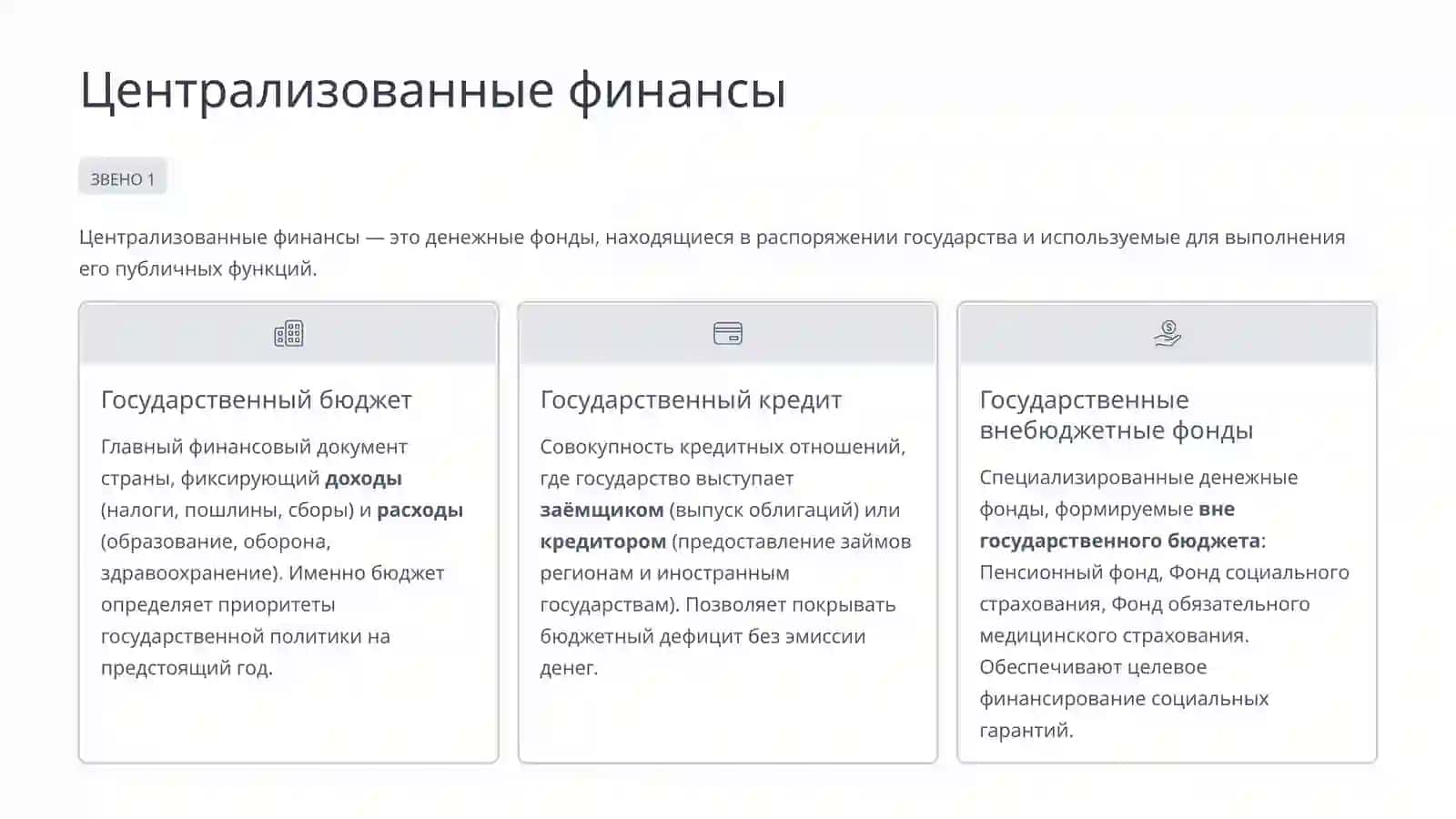 Финансовая система: Структура и звенья 4