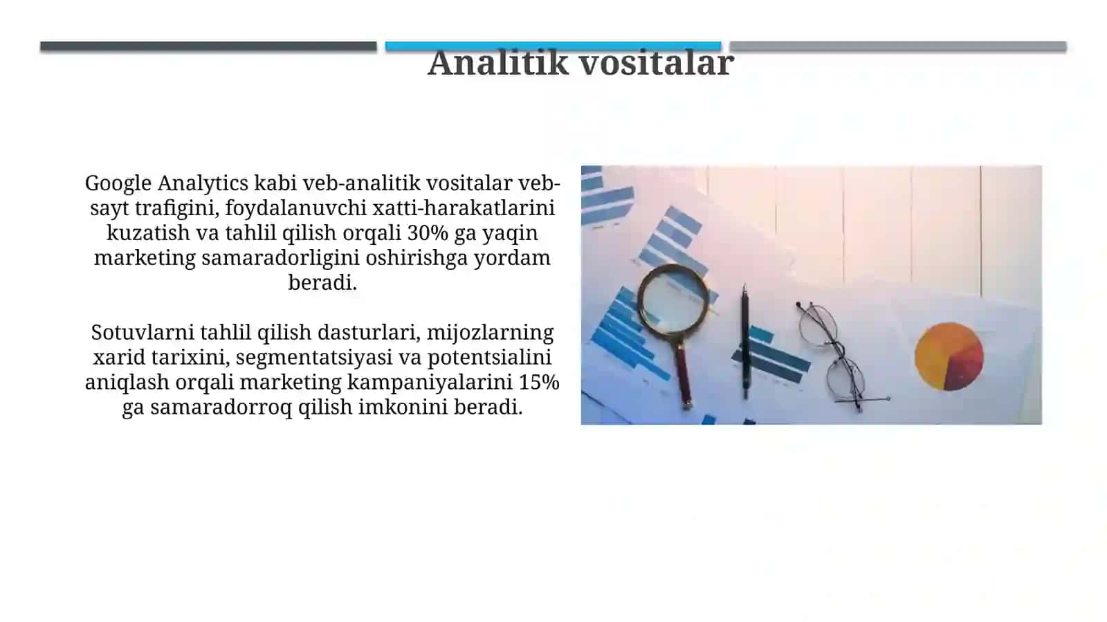 Bozor kon’yikturasini õrganish 4