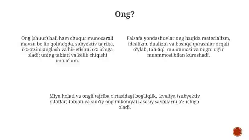 Bilish falsafasi GNETSALOGIYA 4