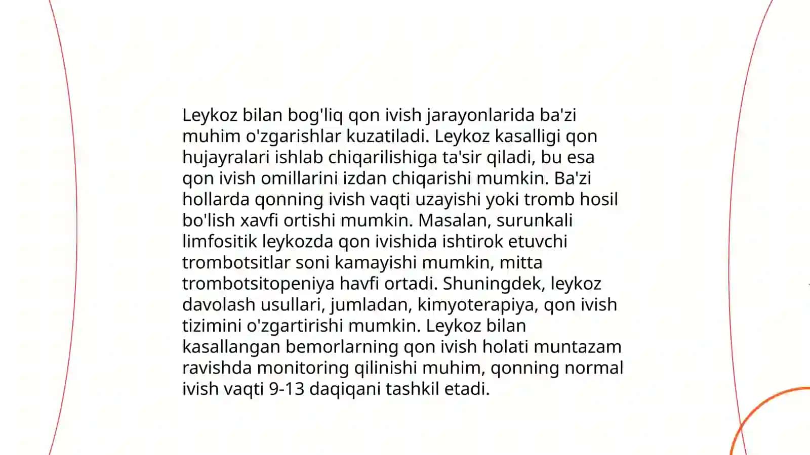Leykozlarda gemostaz òzgarishlari 4
