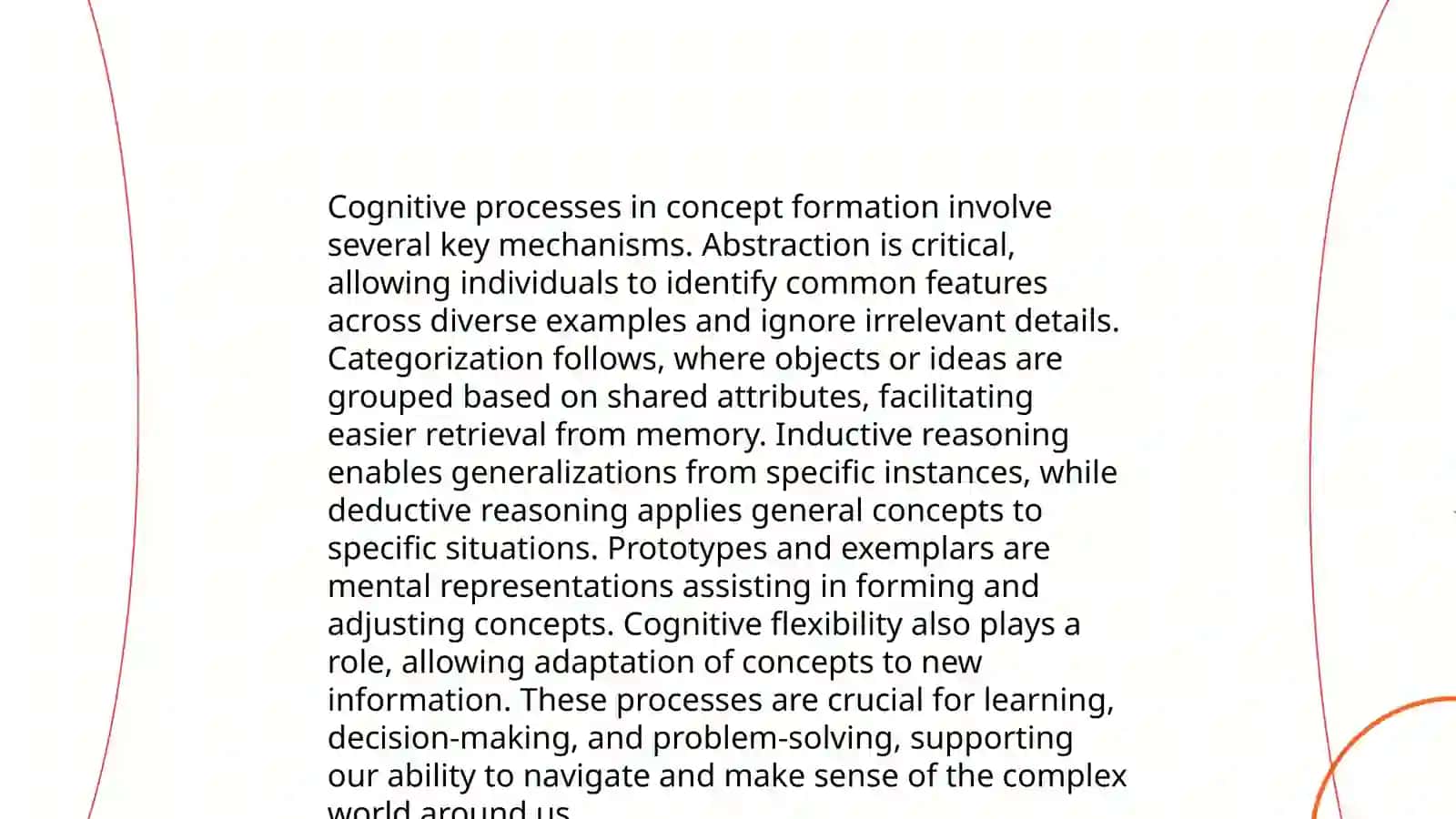 An experimental study of the Developments of concepts 4