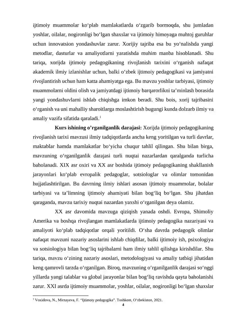 Xorijda ijtimoiy pedagogikaning rivojlanish tarixi 4
