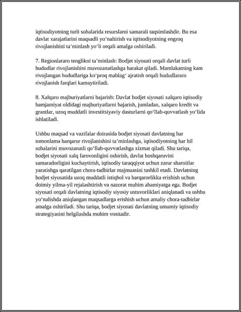 DAVLATNING BUDJET SIYOSATI 4
